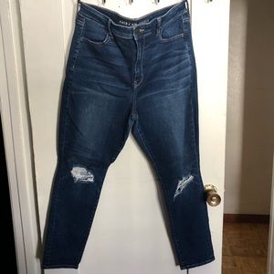 American Eagle hi-rise jegging size 16 short